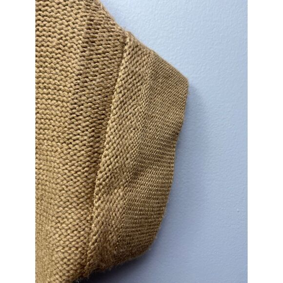 J CREW Sweater Womens XS tan v-neck long line wool/alpaca blend knit Neutral - Picture 5 of 6